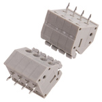 RS PRO PCB Terminal Block, 4-Contact, 3.5mm Pitch, Through Hole Mount, 1-Row, Screw Termination
