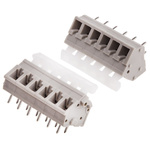 RS PRO PCB Terminal Block, 6-Contact, 5mm Pitch, Through Hole Mount, 1-Row, Screw Termination