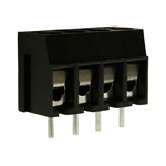 RS PRO PCB Terminal Block, 4-Contact, 5mm Pitch, Through Hole Mount, 1-Row, Screw Termination