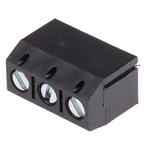 RS PRO PCB Terminal Block, 3-Contact, 5mm Pitch, Through Hole Mount, 1-Row, Screw Termination