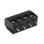 RS PRO PCB Terminal Block, 4-Contact, 5mm Pitch, Through Hole Mount, 1-Row, Screw Termination