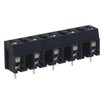 RS PRO PCB Terminal Block, 5-Contact, 10mm Pitch, Through Hole Mount, 1-Row, Screw Termination