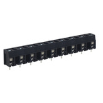 RS PRO PCB Terminal Block, 9-Contact, 10mm Pitch, Through Hole Mount, 1-Row, Screw Termination