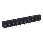 RS PRO PCB Terminal Block, 10-Contact, 10mm Pitch, Through Hole Mount, 1-Row, Screw Termination