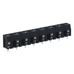 RS PRO PCB Terminal Block, 8-Contact, 10mm Pitch, Through Hole Mount, 1-Row, Screw Termination