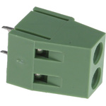RS PRO PCB Terminal Block, 2-Contact, 5mm Pitch, Through Hole Mount, 1-Row, Screw Termination