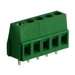 RS PRO PCB Terminal Block, 5-Contact, 5mm Pitch, Through Hole Mount, 1-Row, Screw Termination