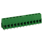 RS PRO PCB Terminal Block, 12-Contact, 5mm Pitch, Through Hole Mount, 1-Row, Screw Termination