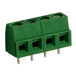 RS PRO PCB Terminal Block, 4-Contact, 5mm Pitch, Through Hole Mount, 1-Row, Screw Termination
