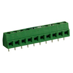 RS PRO PCB Terminal Block, 10-Contact, 5mm Pitch, Through Hole Mount, 1-Row, Screw Termination