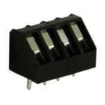 RS PRO PCB Terminal Block, 4-Contact, 5mm Pitch, Through Hole Mount, 1-Row, Screw Termination