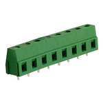 RS PRO PCB Terminal Block, 8-Contact, 7.5mm Pitch, Through Hole Mount, 1-Row, Screw Termination