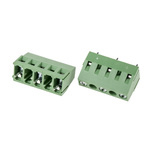 RS PRO PCB Terminal Block, 3-Contact, 10mm Pitch, Through Hole Mount, 1-Row, Screw Termination