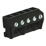 RS PRO PCB Terminal Block, 5-Contact, 5mm Pitch, Through Hole Mount, 1-Row, Screw Termination