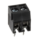 RS PRO PCB Terminal Block, 2-Contact, 3.5mm Pitch, Through Hole Mount, 1-Row, Screw Termination