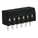 RS PRO PCB Terminal Block, 6-Contact, 3.5mm Pitch, Through Hole Mount, 1-Row, Screw Termination