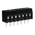 RS PRO PCB Terminal Block, 7-Contact, 3.5mm Pitch, Through Hole Mount, 1-Row, Screw Termination