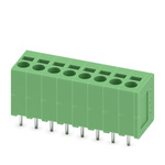 Phoenix Contact SPT 2.5/ 8-V-5.0 Series PCB Terminal Block, 8-Contact, 5mm Pitch, Through Hole Mount, 1-Row, Spring
