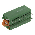 Phoenix Contact FFKDS/H-2.54 Series PCB Terminal Block, 2.54mm Pitch, Through Hole Mount, Solder Termination