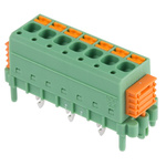 Phoenix Contact SDC 2.5/ 7-PV-5.0-ZB Series PCB Terminal Block, 7-Contact, 5mm Pitch, Through Hole Mount, 1-Row, Screw