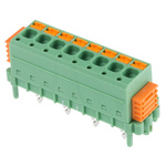 Phoenix Contact SDC 2.5/ 8-PV-5.0-ZB Series PCB Terminal Block, 8-Contact, 5mm Pitch, Through Hole Mount, 1-Row, Screw