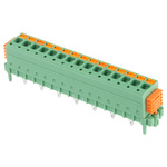 Phoenix Contact SDC 2.5/15-PV-5.0-ZB Series PCB Terminal Block, 15-Contact, 5mm Pitch, Through Hole Mount, 1-Row, Screw