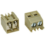 Wieland 8593 Series PCB Terminal Block, 4-Contact, 3.5mm Pitch, Through Hole Mount, 1-Row, Screw Termination