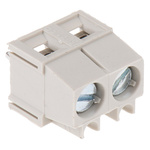 Wieland 8292 Series PCB Terminal Block, 2-Contact, 5.08mm Pitch, Through Hole Mount, 1-Row, Screw Termination