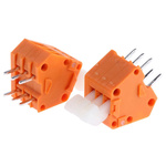 Wago PCB Terminal Block, 2.54mm Pitch, Through Hole Mount, Solder Termination