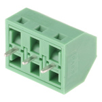 Phoenix Contact SMKDSN 1.5/3-5.08 Series PCB Terminal Block, 3-Contact, 5mm Pitch, Through Hole Mount, 1-Row, Screw