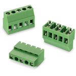 Wurth Elektronik 2448 Series PCB Terminal Block, 3-Contact, 10mm Pitch, PCB Mount, 1-Row, Solder Termination