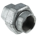 Georg Fischer Malleable Iron Fitting Taper Seat Union, 1/4 in BSPP Female (Connection 1), 1/4 in BSPP Female