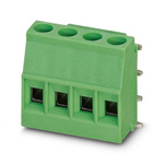 Phoenix Contact PCB Terminal Block, 5mm Pitch, Through Hole Mount, 1-Row