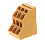 Wago 736 Series PCB Terminal Block, 6-Contact, 5.08mm Pitch, Through Hole Mount, 2-Row, Spring Cage Termination