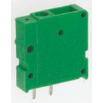Phoenix Contact FRONT 2.5-V/SA10 Series PCB Terminal Block, 1-Contact, 5mm Pitch, Through Hole Mount, 2-Row, Screw