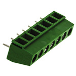 TE Connectivity Buchanan Series PCB Terminal Block, 7-Contact, 5mm Pitch, Through Hole Mount, 1-Row, Screw Termination