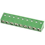TE Connectivity Buchanan Series PCB Terminal Block, 9-Contact, 5mm Pitch, Through Hole Mount, 1-Row, Screw Termination