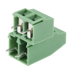 Phoenix Contact MKKDSN 1.5/2-5.08 Series PCB Terminal Block, 4-Contact, 5.08mm Pitch, Through Hole Mount, 2-Row, Screw