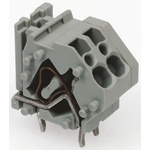 Wago PCB Terminal Block, Through Hole Mount, Solder Termination