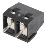 Phoenix Contact MKDSN 1.5/ 2 HT BK Series PCB Terminal Block, 5mm Pitch, Through Hole Mount, Solder Termination