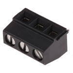 Phoenix Contact MKDSN 1.5/ 3 HT BK Series PCB Terminal Block, 5mm Pitch, Through Hole Mount, Solder Termination