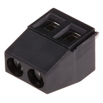 Phoenix Contact MKDS 1.5/2 HT BK Series PCB Terminal Block, 5mm Pitch, Through Hole Mount, Solder Termination