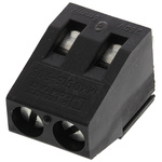 Phoenix Contact MKDS 1.5/ 2-5.08 HT BK Series PCB Terminal Block, 2-Contact, 5.08mm Pitch, Through Hole Mount, 1-Row,