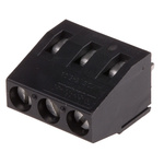 Phoenix Contact MKDS 1.5/ 3-5.08 HT BK Series PCB Terminal Block, 5.08mm Pitch, Through Hole Mount, Solder Termination