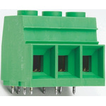 Phoenix Contact MKDSP 25/4-15.00 F Series PCB Terminal Block, 4-Contact, 15mm Pitch, Through Hole Mount, 1-Row, Screw
