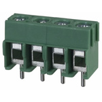 Phoenix Contact PT 1.5/4-5.0-H Series PCB Terminal Block, 5mm Pitch, Through Hole Mount, Screw Termination