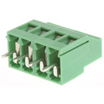 Phoenix Contact MKDS 3/4-5.08 Series PCB Terminal Block, 4-Contact, 5.08mm Pitch, Through Hole Mount, 1-Row, Screw