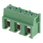 Phoenix Contact PT 2.5/ 3-7.5-V Series PCB Terminal Block, 7.5mm Pitch, Through Hole Mount, 1-Row, Screw Termination