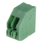 Phoenix Contact PTSA 0.5/ 2-2.5-F Series PCB Terminal Block, 2.5mm Pitch, Through Hole Mount, 1-Row, Solder Termination