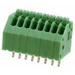 Phoenix Contact PTSA 0.5/ 8-2.5-F Series PCB Terminal Block, 2.5mm Pitch, Through Hole Mount, Solder Termination